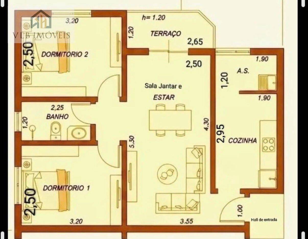 Apartamento, 2 quartos, 52 m² - Foto 13
