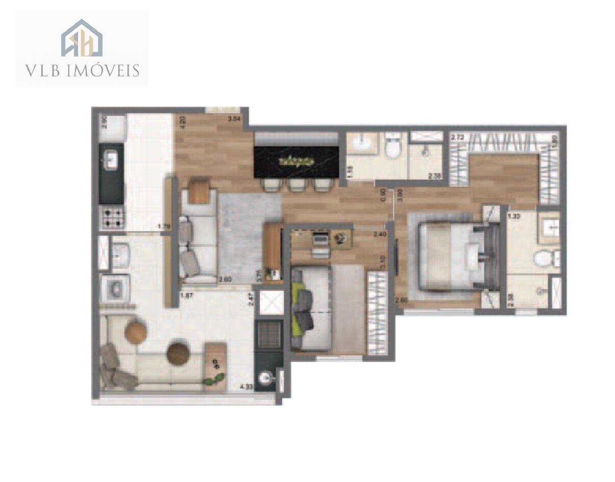 Apartamento, 2 quartos, 67 m² - Foto 5