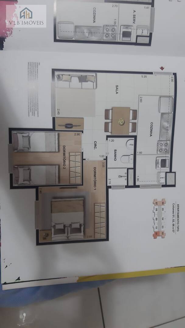 Apartamento, 2 quartos, 34 m² - Foto 1